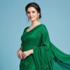 Green Georgette Saree