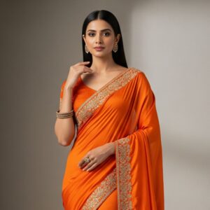 Orange Saree
